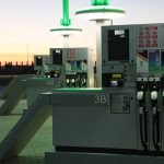 Un distributore di benzina