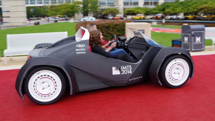 Strati, la prima auto stampata interamente in 3D al mondo