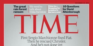Marchionne sulla copertina del Time
