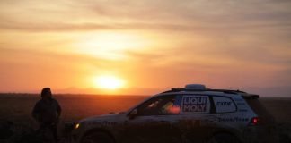 Zietlow durante una tappa del viaggio