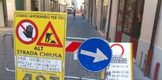 Cartelli stradali provvisori