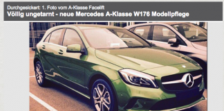 Foto nuova Mercedes Classe A Model Year 2016