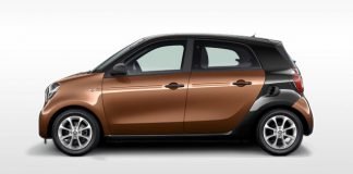 Scheda tecnica della Smart forfour
