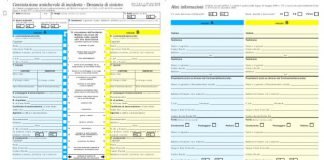 constatazione amichevole di incidente