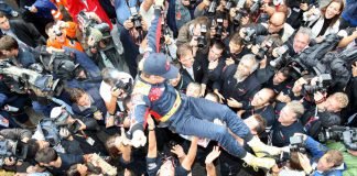 Seb Vettel in tronfo nel 2008