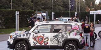 Jeep Renegade tatuata