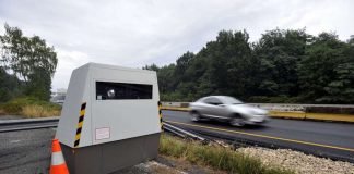 Autovelox in curva