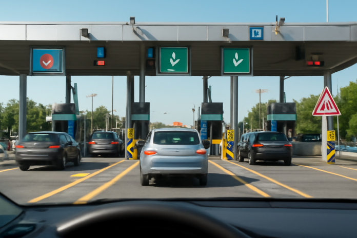 Manovre vietate al casello autostradale, multe e sanzioni