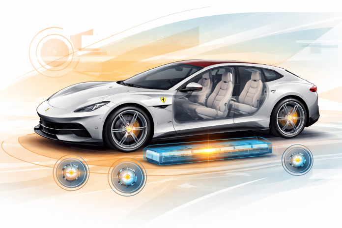 Ferrari elettrica: 4 motori, 4 porte, 4 posti Ferrari elettrica: 4 motori, 4 porte, 4 posti
