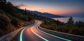 Strisce fotoluminescenti su strade e autostrade: cosa sono, come funzionano e a cosa servono