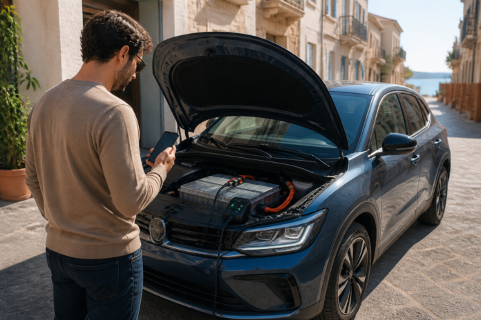 MyAmi, il dispositivo per vedere la carica della batteria, l'autonomia e la posizione dell'auto