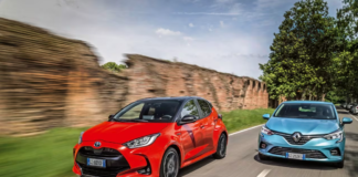 Toyota Yaris contro Renault Clio