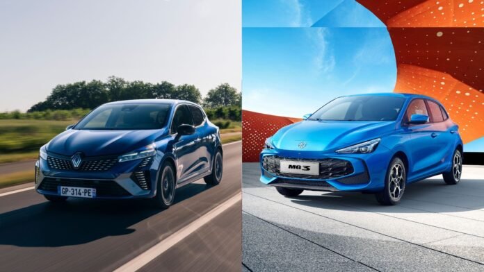 Renault Clio full hybrid contro MG3 Hybrid+ Renault Clio full hybrid contro MG3 Hybrid+